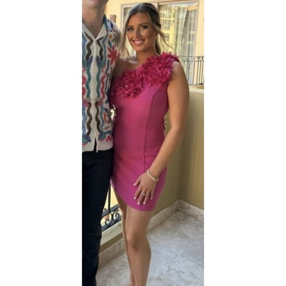 ELLIATT Uma Mini Dress in Pink Size Small - Picture 14 of 16